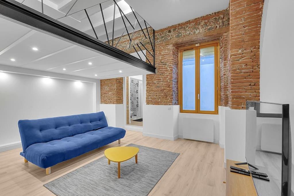 Loft Toulousain Atypique Renove A Neuf Tolosa Esterno foto